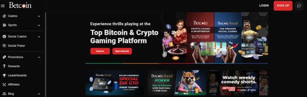 betcoin.ag homepage