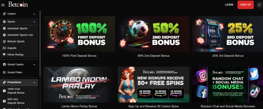 betcoin bonuses and promotions