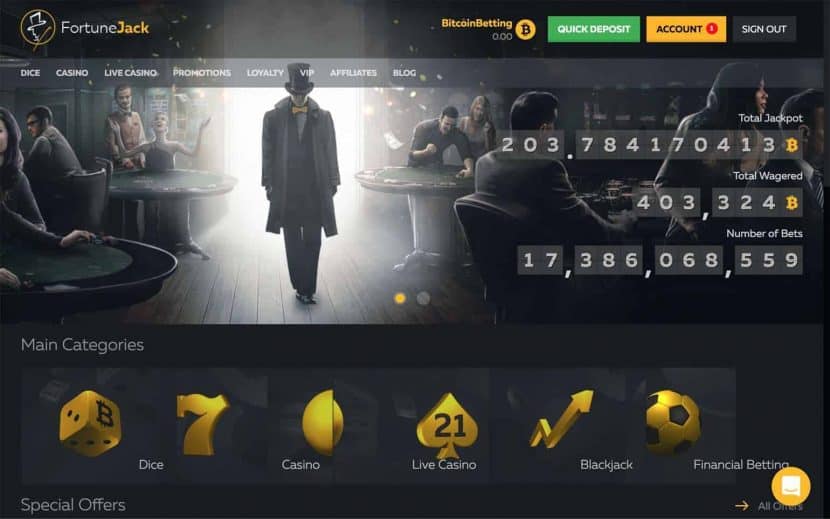 fortunejack home
