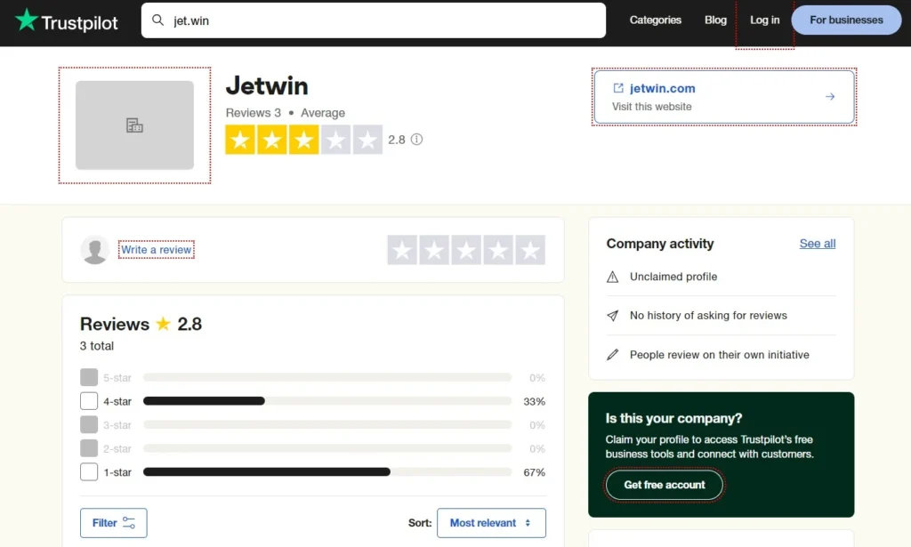 jetwin trustpilot reviews
