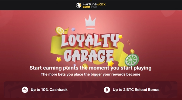 Fortunejack - Loyalty Garage