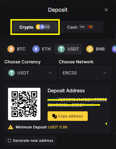 Fortunejack deposit process