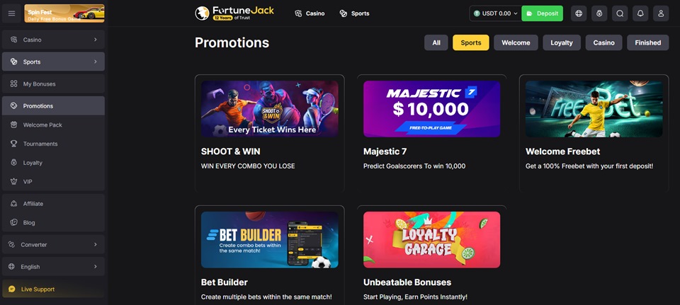Fortunejack promotions Fortunejack promotions