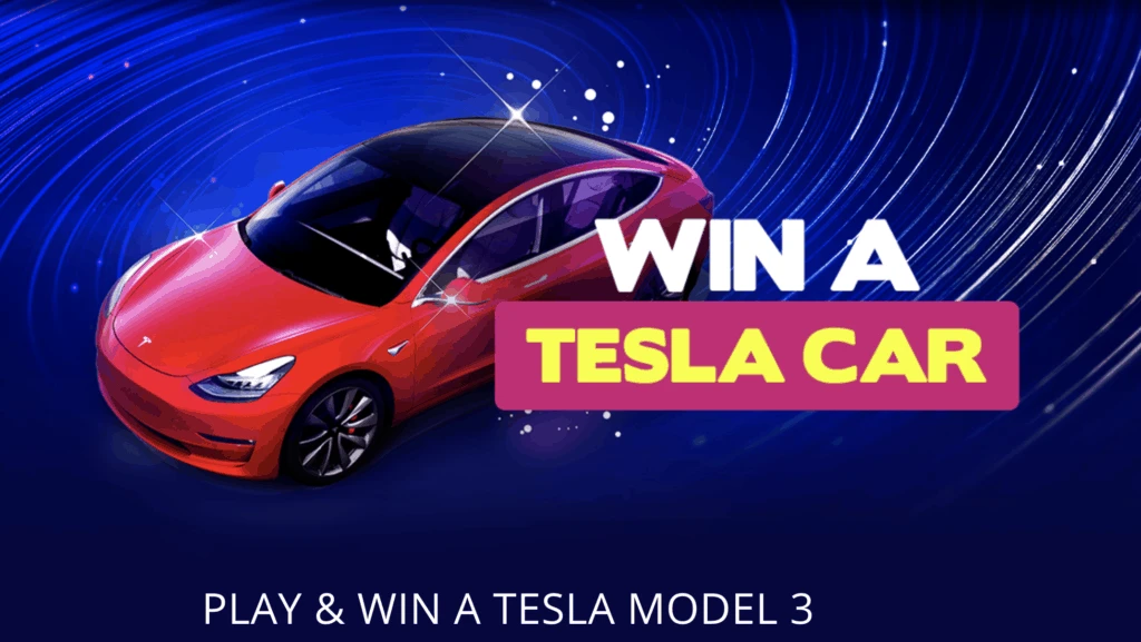 Win a Tesla Model 3 car with bitstarz casino.