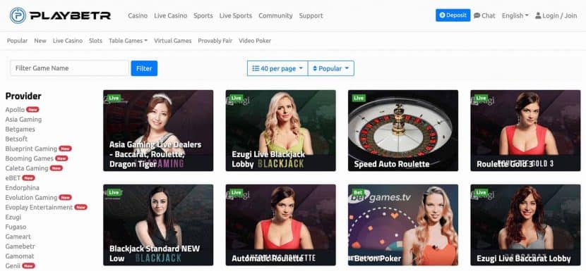 playbetr casino