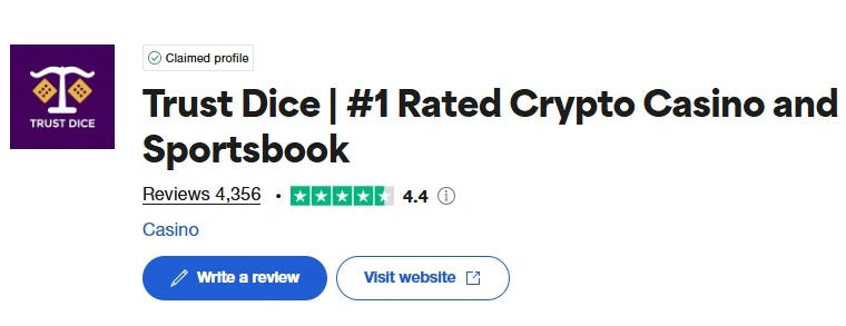 TrustDice ratings