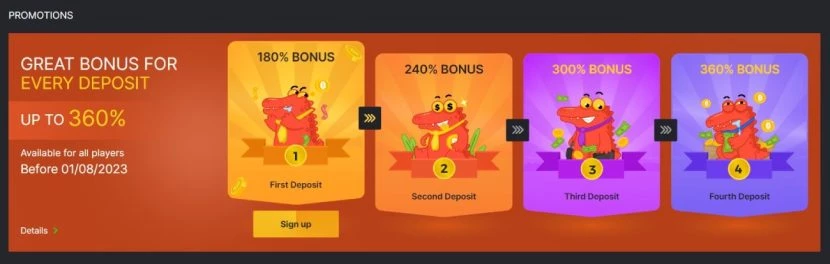 welcome bonus