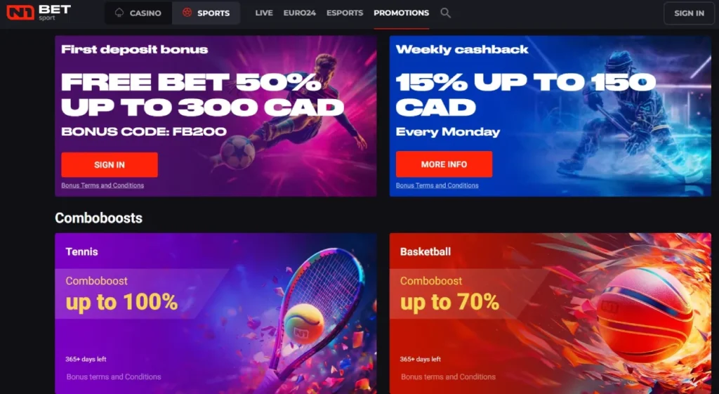 n1bet promotions