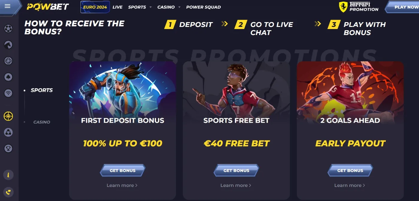 powbet promotions