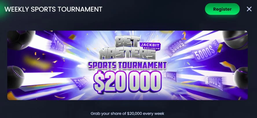 Jackbit weekly sports toutnaments