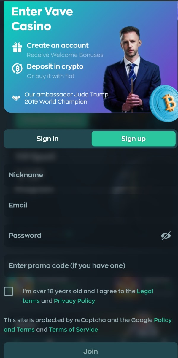 vave sports betting site registration