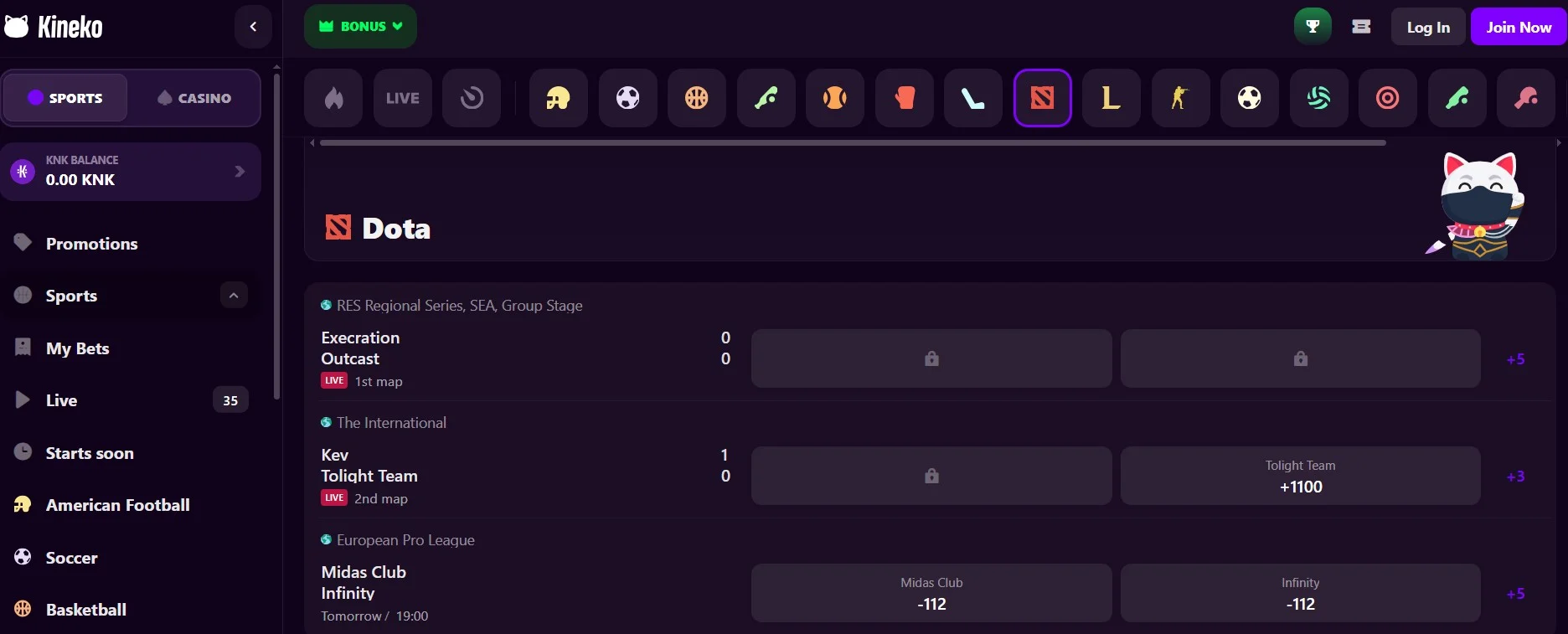 kineko esports