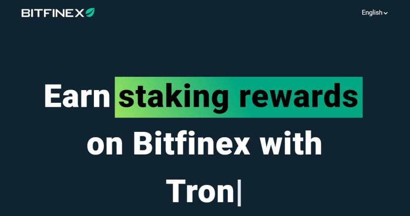 earn staking rewards on bitfinex