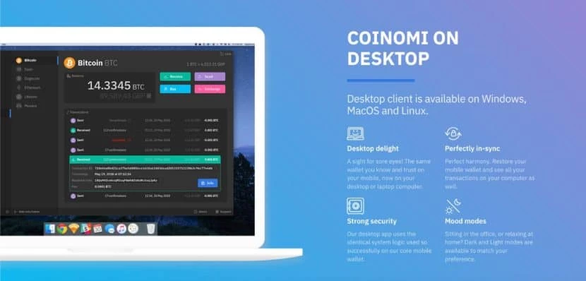 coinomi user interface desktop