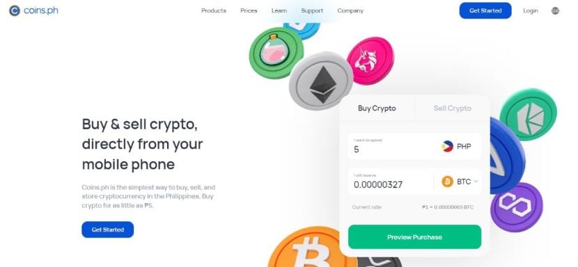 buy and sell crypto on coins.ph