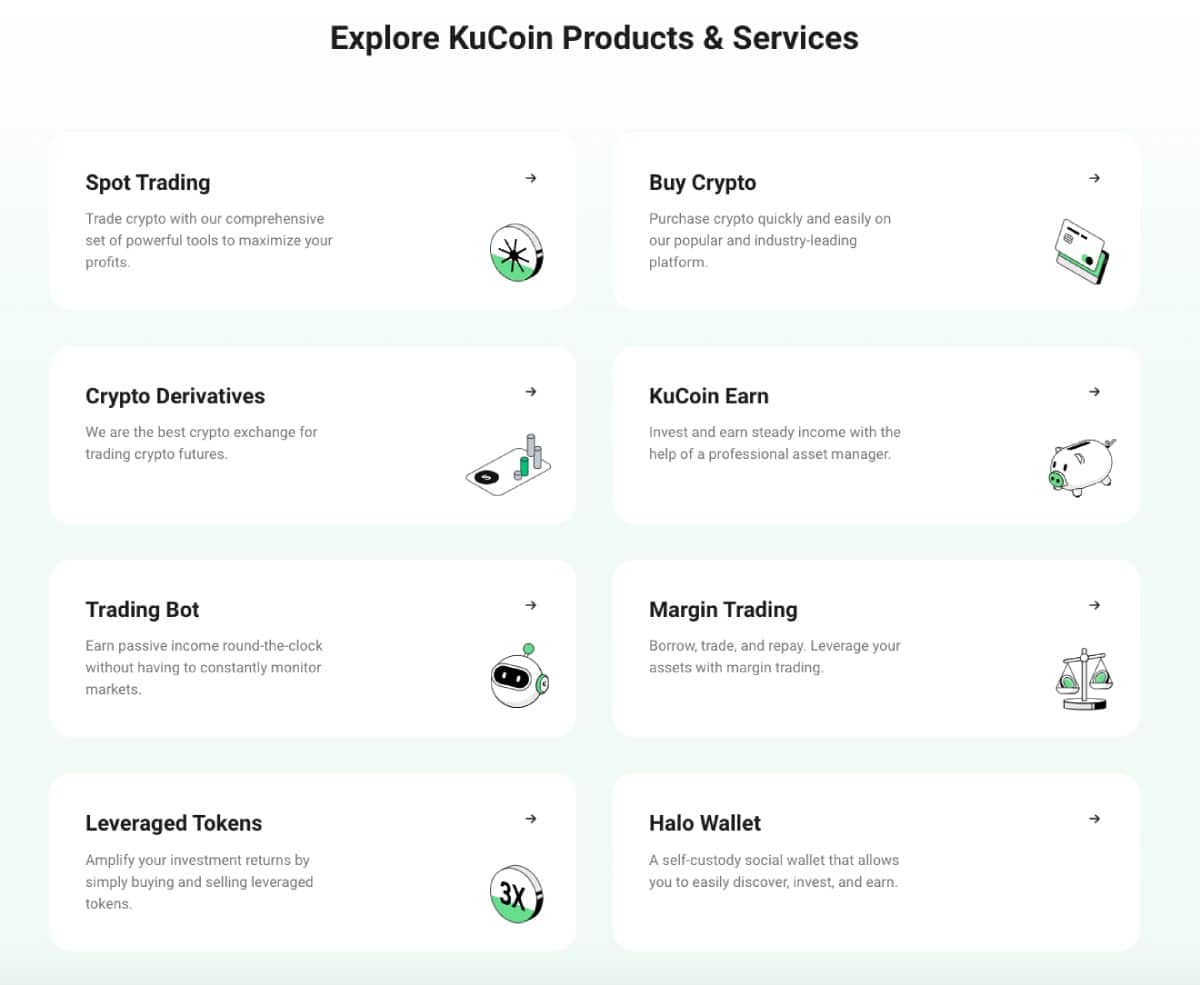 kucoin exchange services