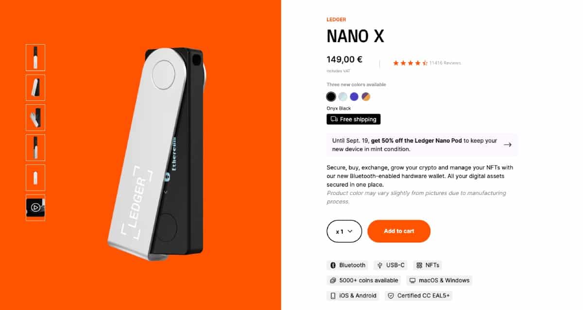 ledger nano x wallet review