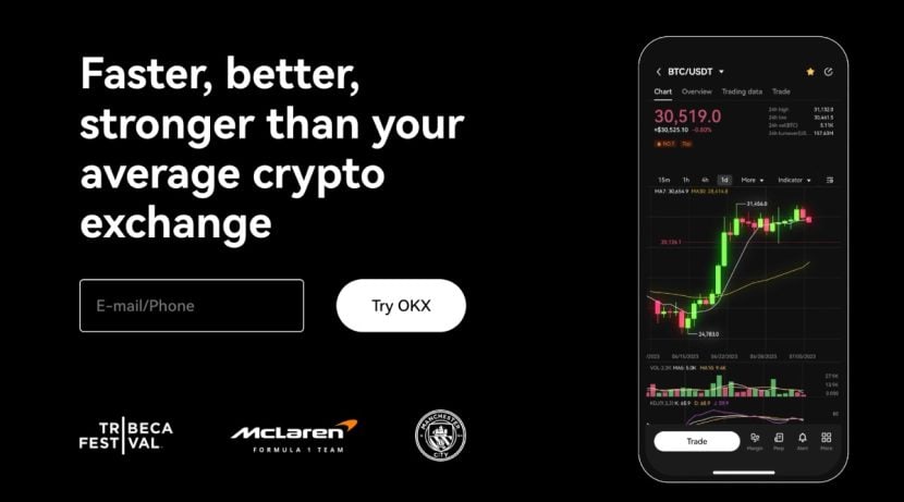 okx crypto exchange homepage