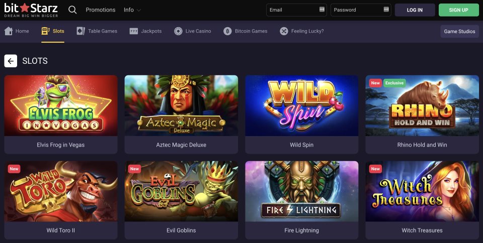 BitStarz home Slots