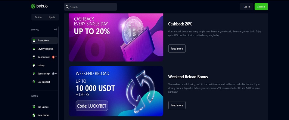 betsio cashback