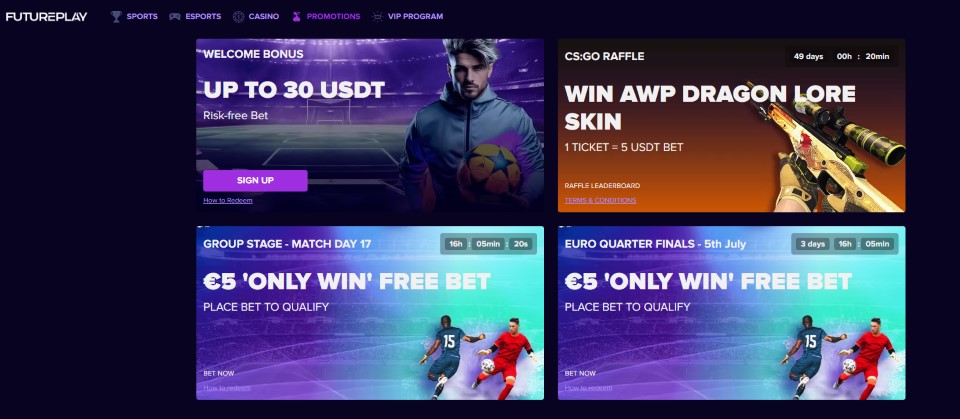 futureplay bonuses and promos