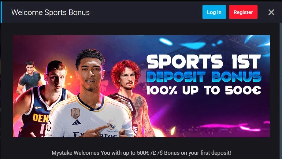 mystake sportsbook bonus