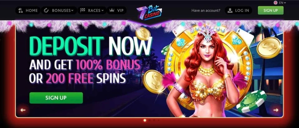 7bit casino homepage