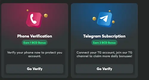 bc game verification bonuses