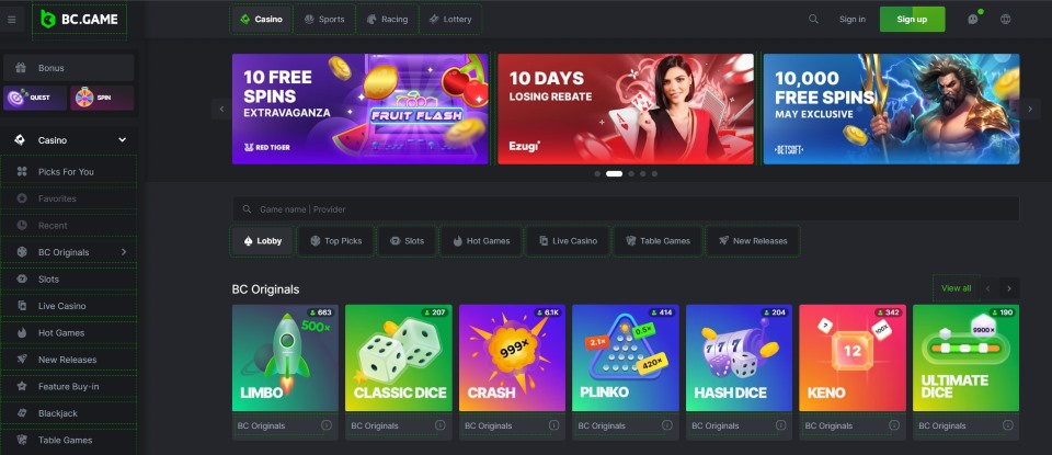 bc.game casino