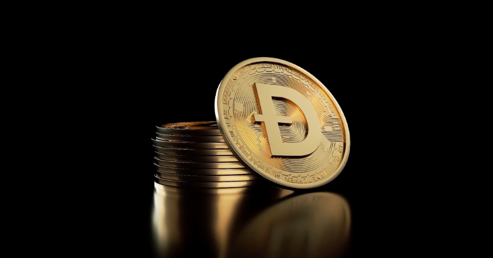 dogecoin image black