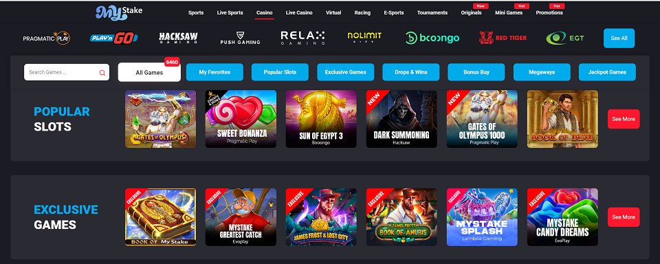 mystake casino games