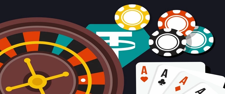 tether casino table