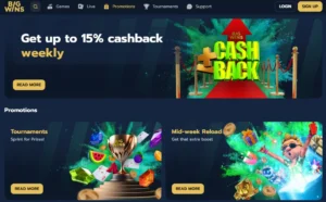 bigwins casino bonuses