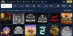 bigwins casino games