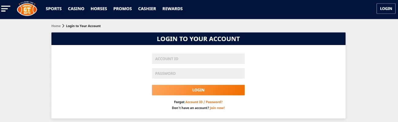 registration form gtbets