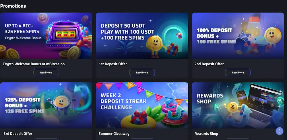 mbit casino bonuses