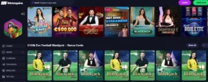 metaspins live casino