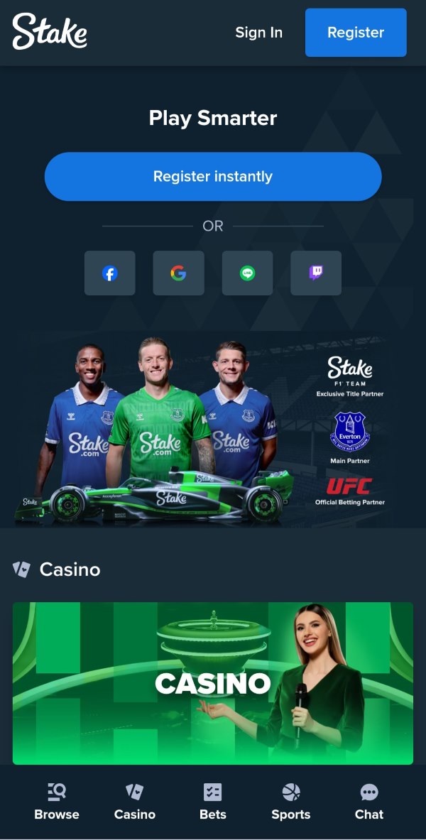 stake casino mobile