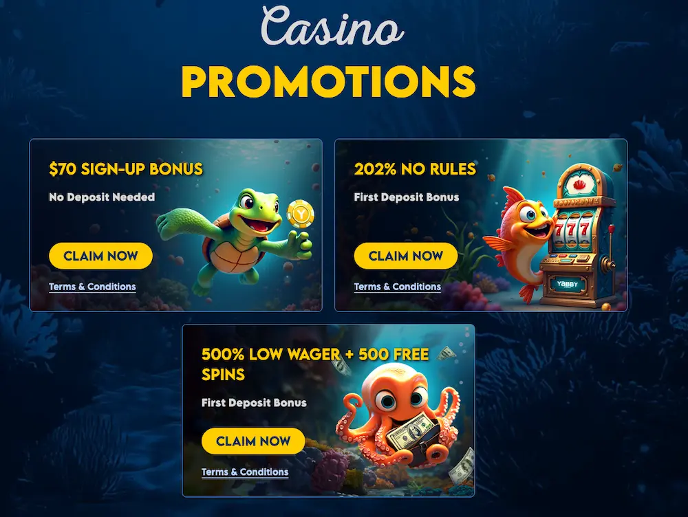 yabby promotions
