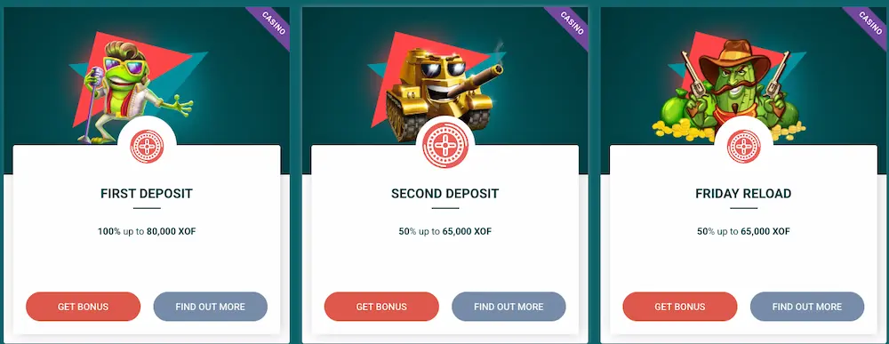 22bet casino bonus