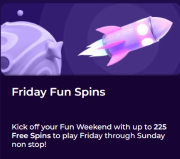 Crashino Casino Friday Fun Spins