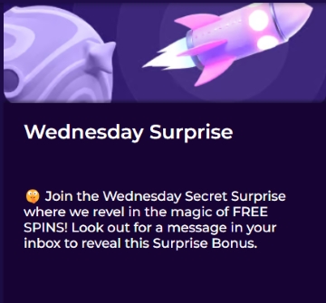 Crashino Casino Wednesday Surprise
