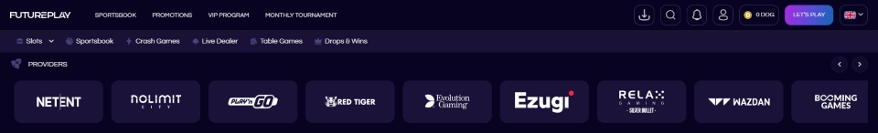 FuturePlay Game Providers