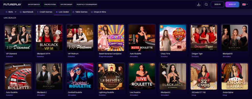 FuturePlay Live Casino