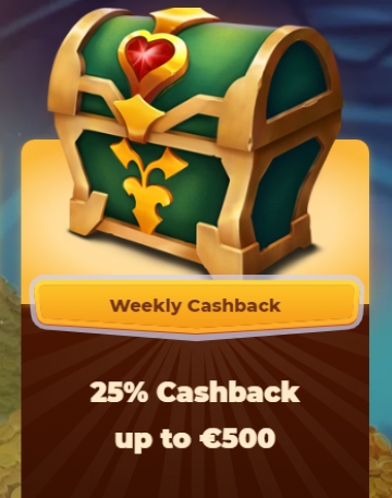 WinLegends Casino Weekly Cashback