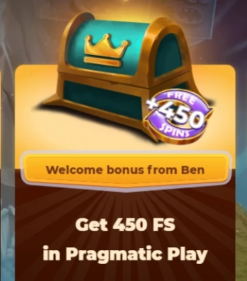 WinLegends casino Ben Welcome Bonus