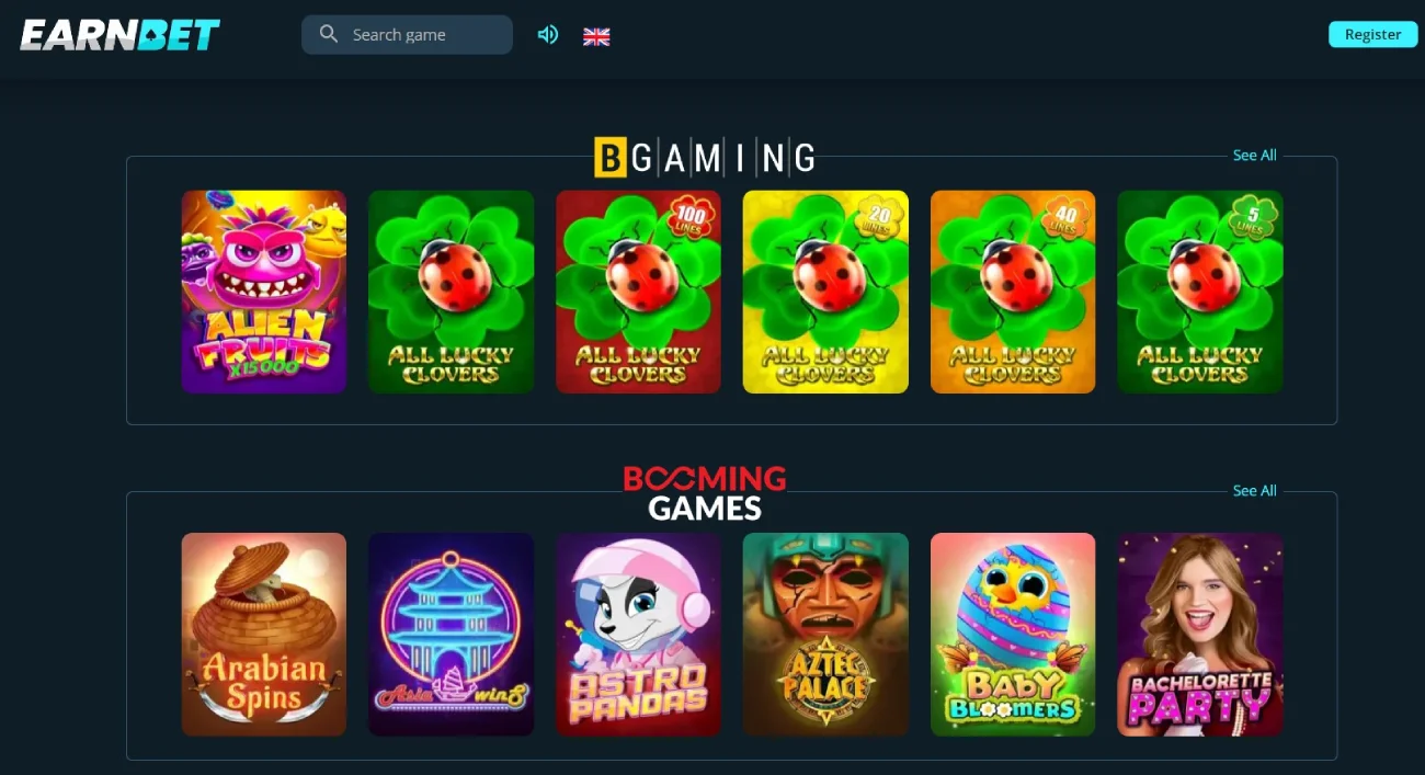 earnbet slots