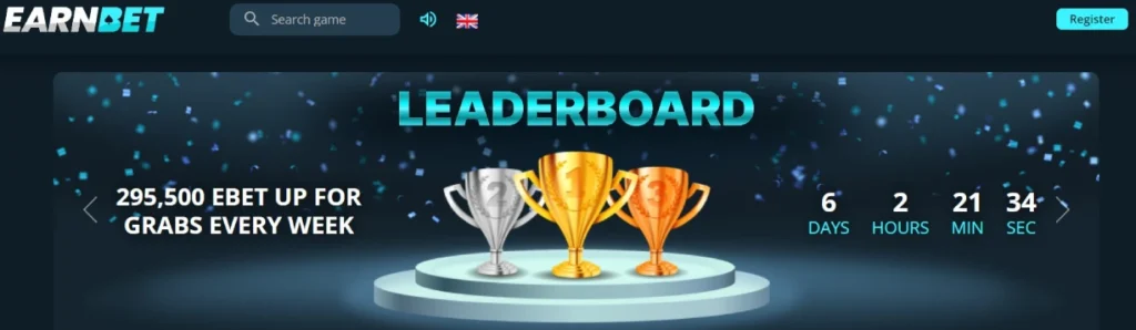 earnbet leaderboard 