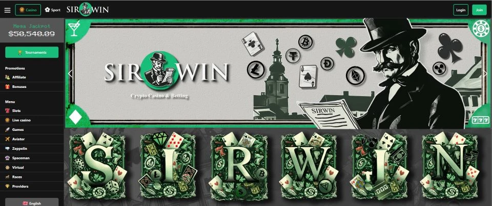 sirwin casino