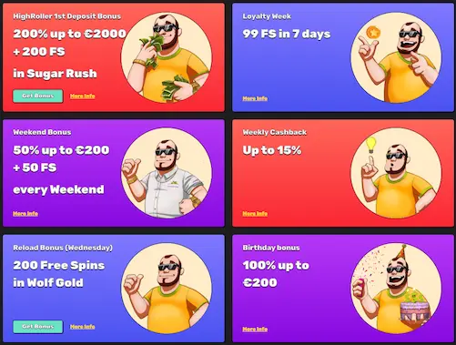 spinsbro casino bonuses